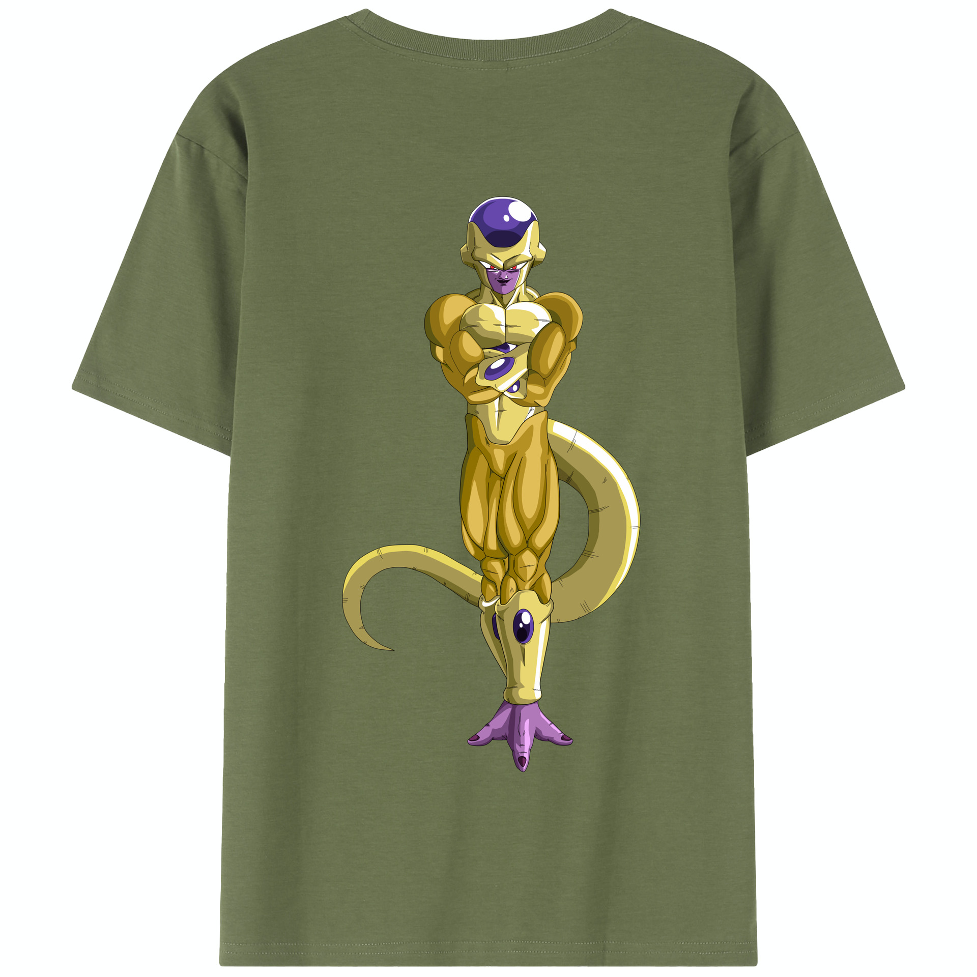 （画像用） ドラゴンボール フリーザ DRAGON BALL Frieza 綿100％半袖Tシャツ（背面プリント）